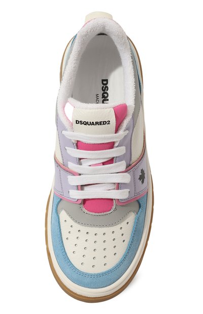Кожаные кеды DSQUARED2, арт. 77761/36-41, фото 4