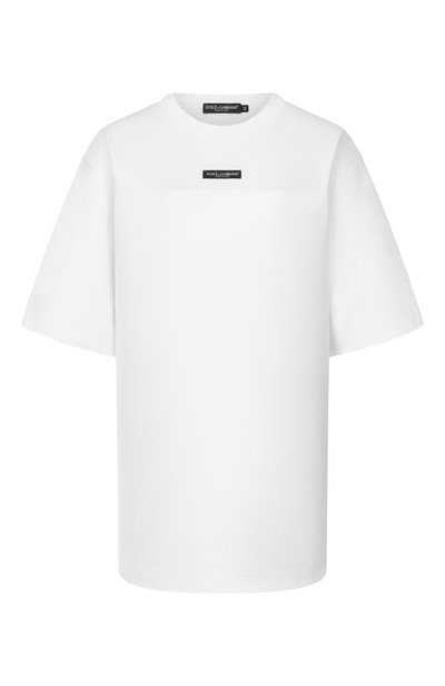 Женская хлопковая футболка DOLCE & GABBANA, арт. F8V78T/HU7MA