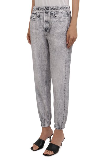 Джинсы RAG AND BONE серого цвета по цене 26250 руб., арт. WCW21P70037C03, фото 3 Джинсы RAG AND BONE, арт. WCW21P70037C03, фото 3