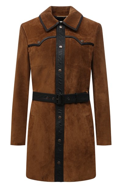 Женское замшевое платье SAINT LAURENT, арт. 661328/YC2VV