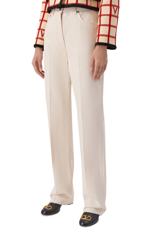 Джинсы Valentino 8B3DD22X/9Y5 Кремовый  8B3DD22X/9Y5 Фото 3