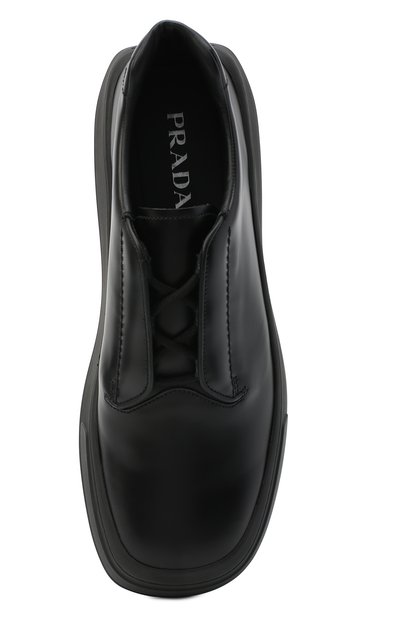 Кожаные дерби PRADA, арт. 2EG312-B4L-F0002, фото 5