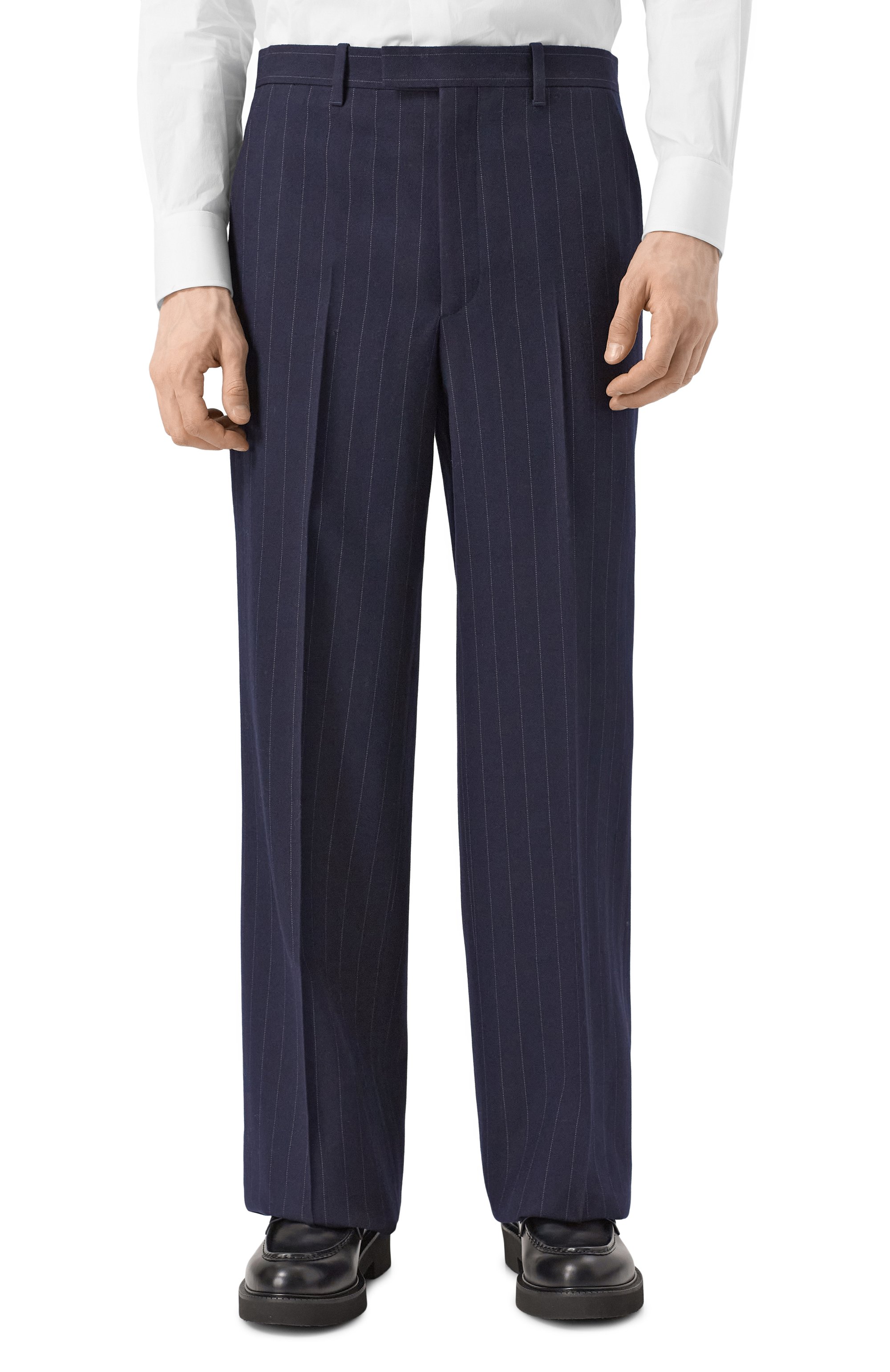 Шерстяные брюки PRADA, арт. UP0160-1ZCX-F0008-212, фото 3