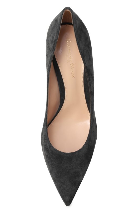 Замшевые туфли Gianvito 70 Gianvito Rossi G26770.70RIC.CAMCAR0 Серый  G26770.70RIC.CAMCAR0 Фото 6