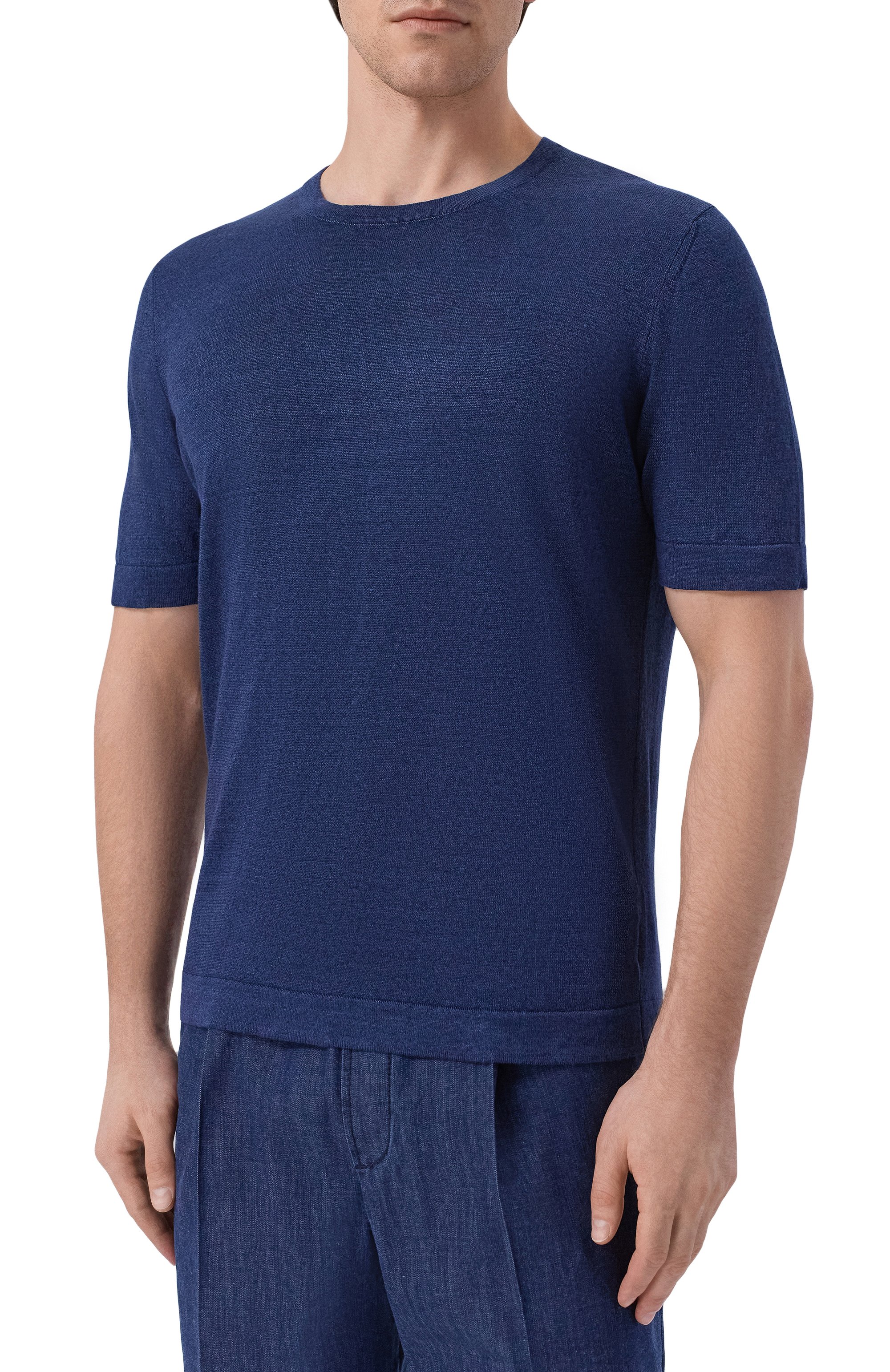 Джемпер изо льна и хлопка GRAN SASSO, арт. 57140/18637, фото 3