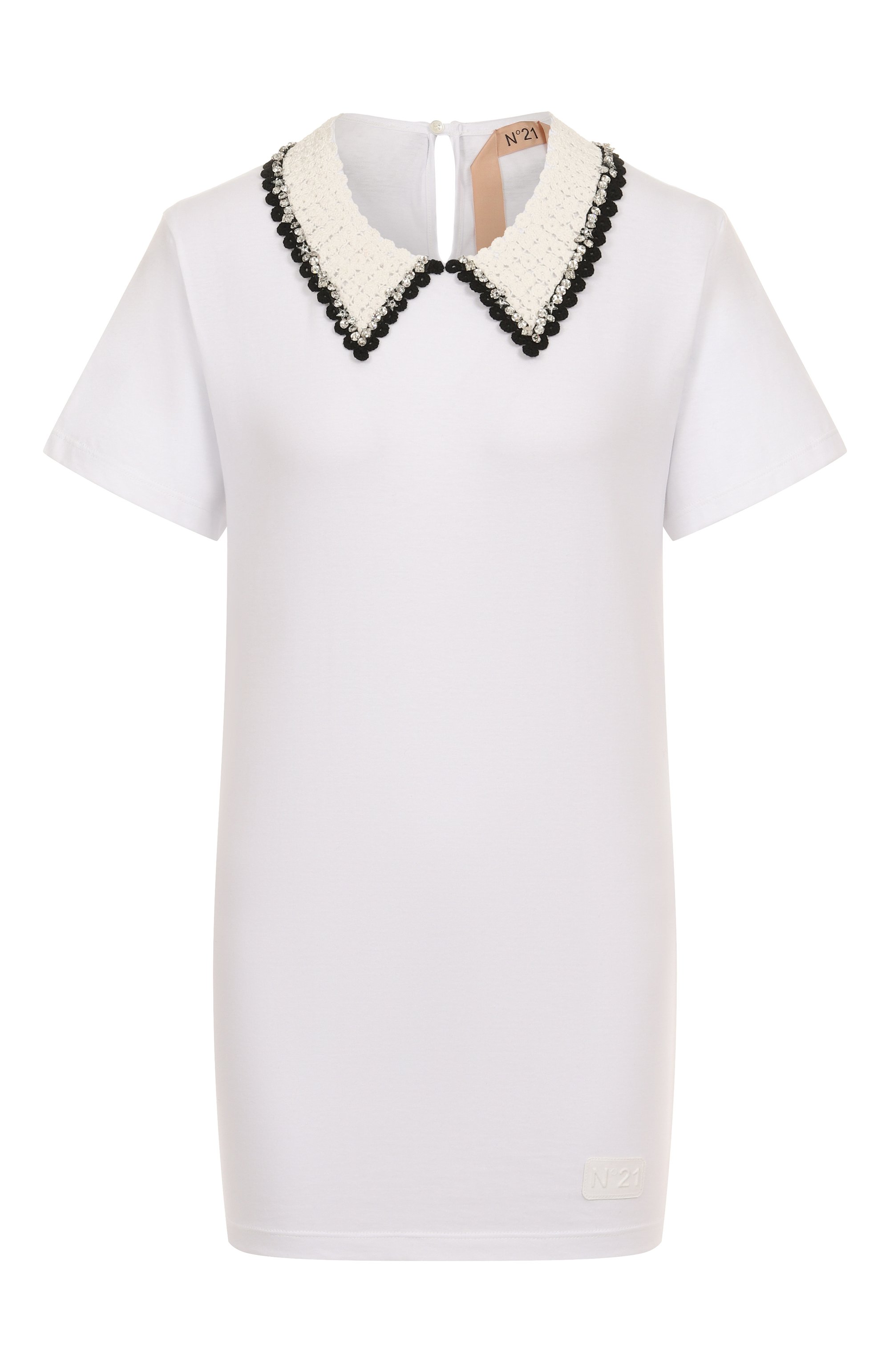 Хлопковая футболка N21, арт. 19E N2M0/F071/4157/U, фото 1