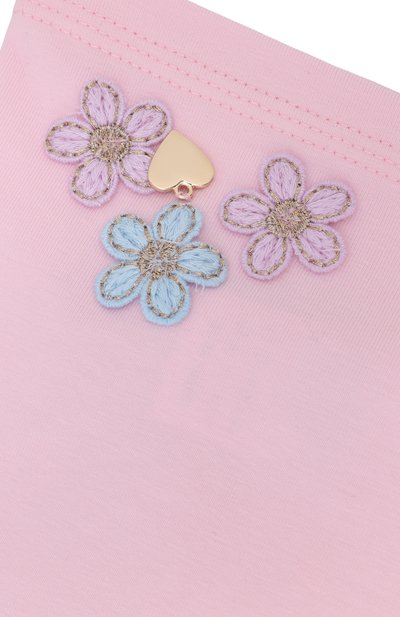 Хлопковая бандана IL TRENINO розового цвета по цене 6625 руб., арт. FB-6087, фото 3 Хлопковая бандана IL TRENINO, арт. FB-6087, фото 3