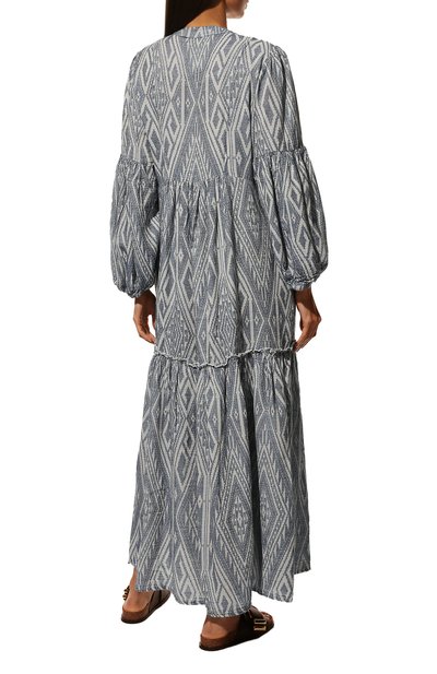 Платье из хлопка и шелка PEARL&CAVIAR, арт. S22P1016, фото 4