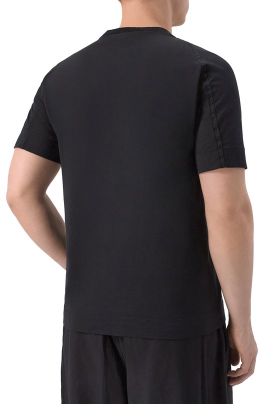 Хлопковая футболка Transit CFUTRC1360 Чёрный  CFUTRC1360 Фото 4