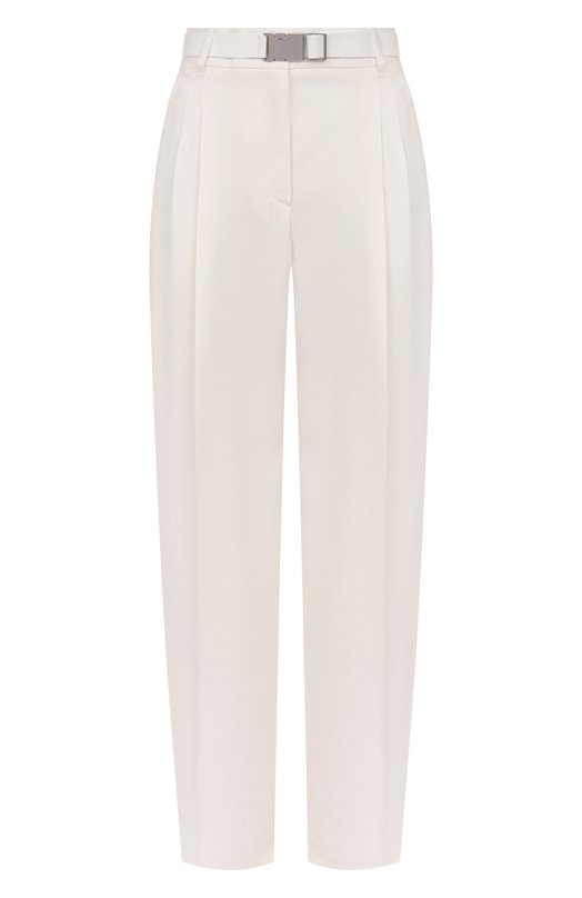 Льняные брюки Max Mara Studio SIAMESE Кремовый SIAMESE