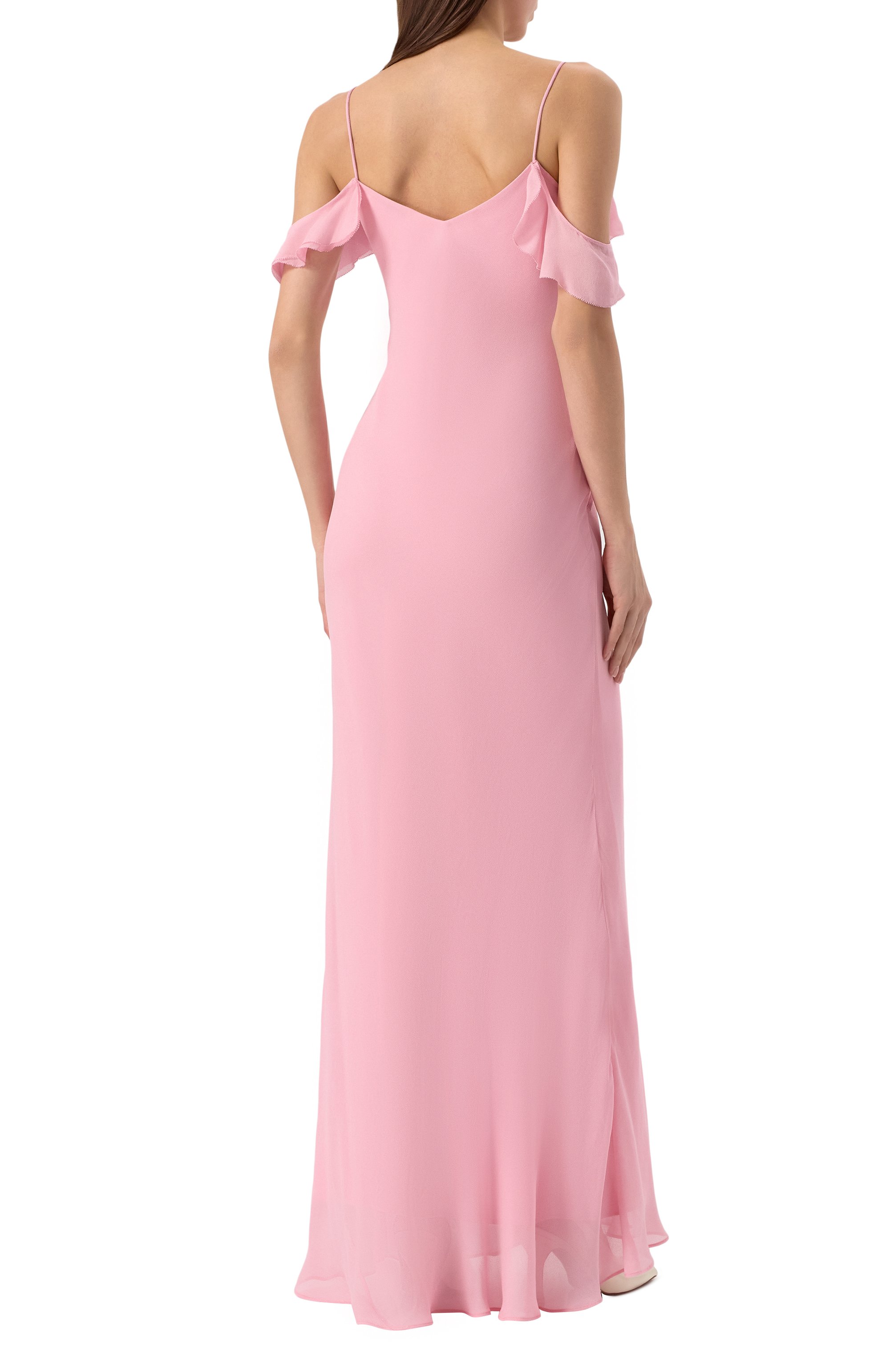 Платье из вискозы SELF-PORTRAIT, арт. SS25254XP, фото 4