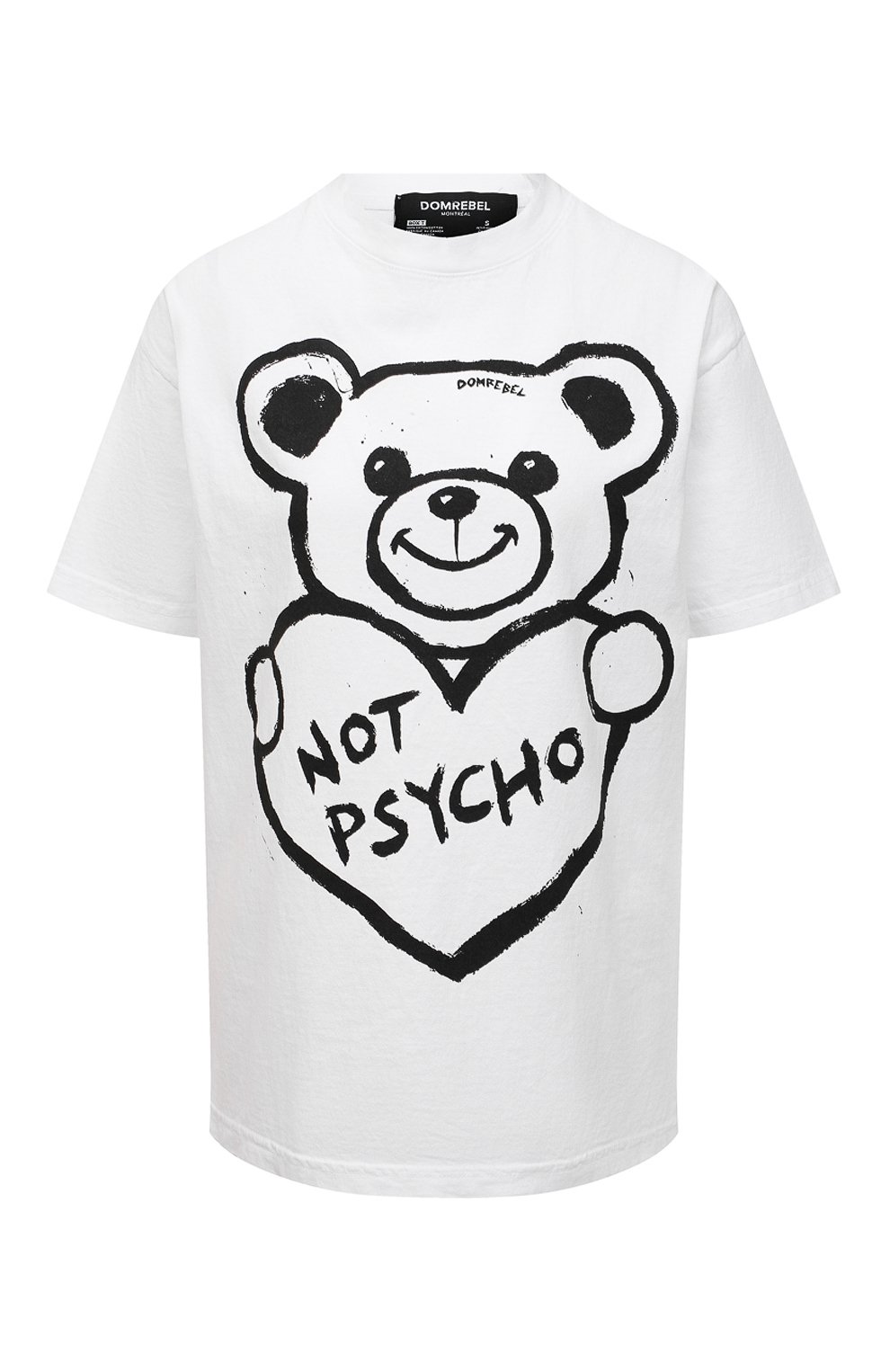 Хлопковая футболка DOMREBEL, арт. PSYCH0/B0X T-SHIRT/W, фото 1