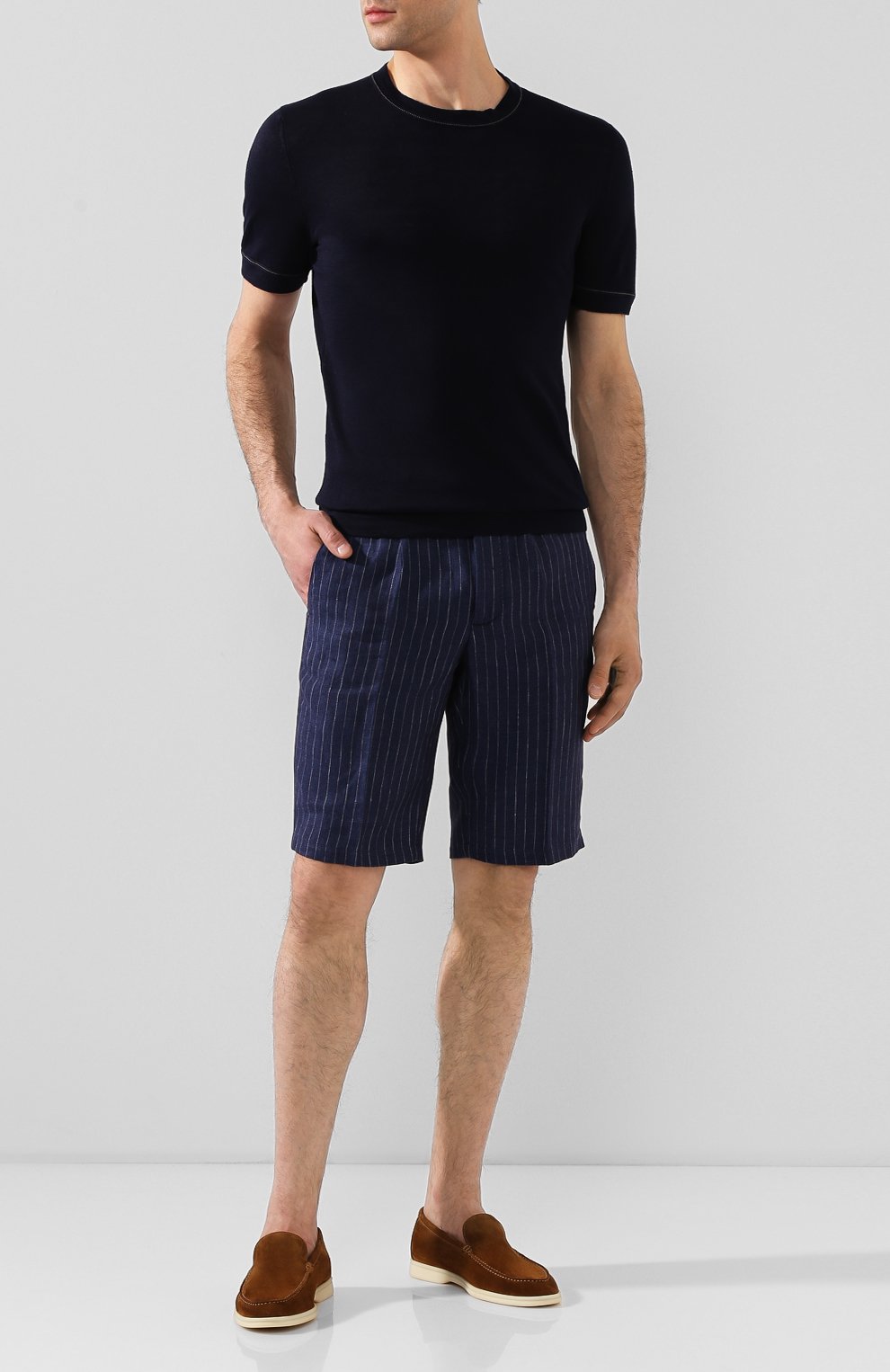 Льняные шорты LORO PIANA, арт. FAL1087, фото 2