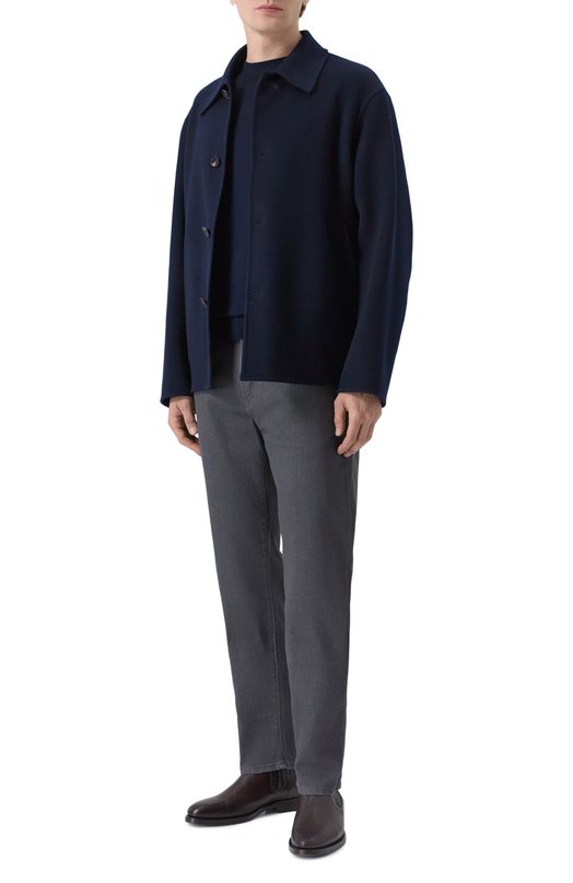 Кашемировое пальто Loro Piana FA03171 Синий  FA03171 Фото 2