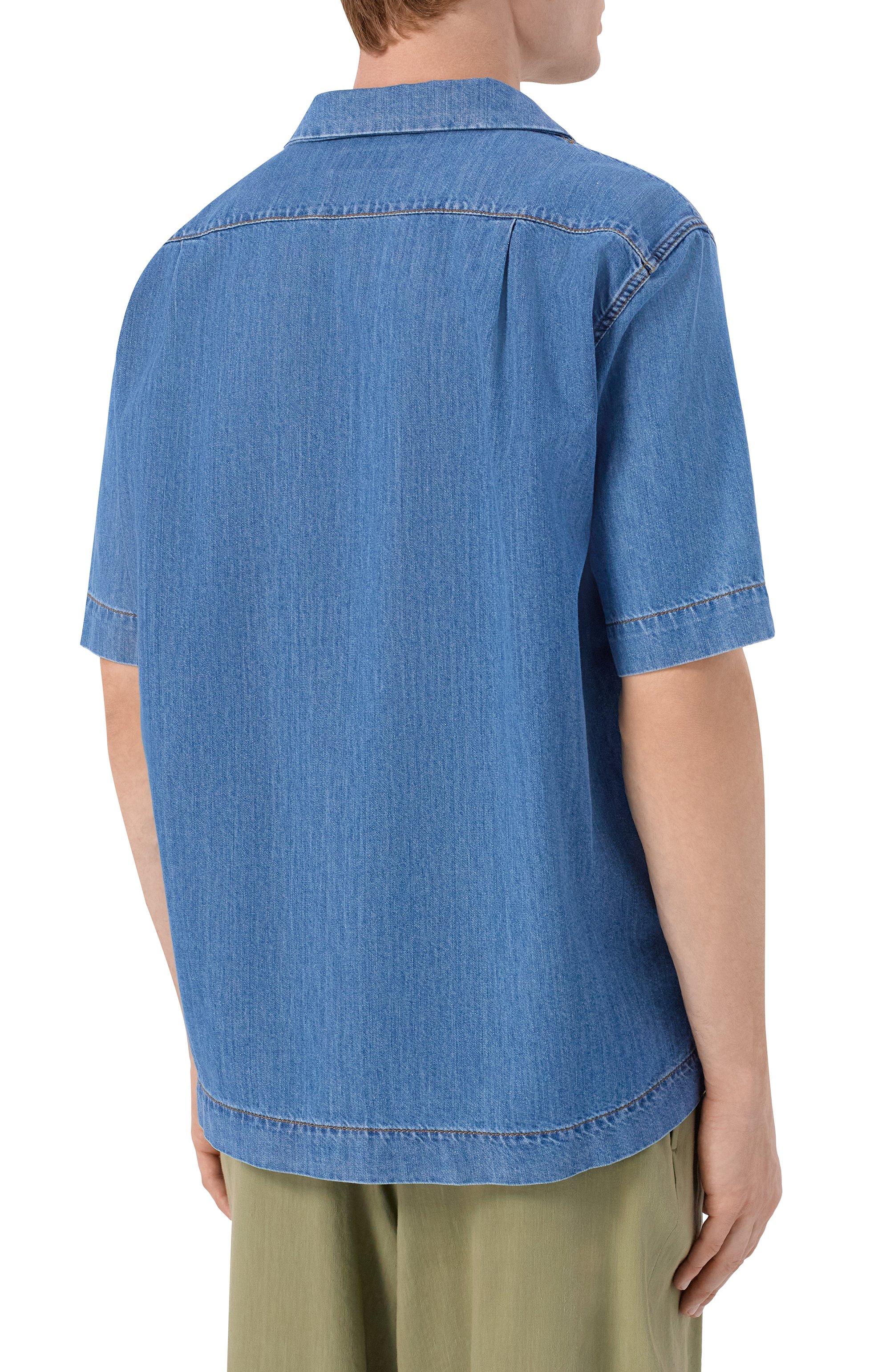 Джинсовая рубашка DRIES VAN NOTEN, арт. 020743/3386, фото 4