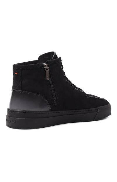 Кеды gloria из нубука SANTONI, арт. MBGG22098NE0PFTX, фото 5