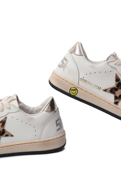 Кожаные кеды ball star GOLDEN GOOSE DELUXE BRAND, арт. GYF00439.F008047, фото 5