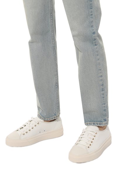 Кожаные кеды SANTONI, арт. WBGT61138PNNTIIBN50, фото 3