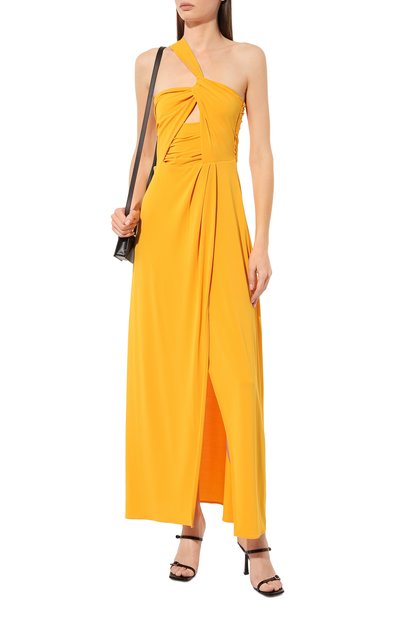 Платье PATRIZIA PEPE желтого цвета по цене 42400 руб., арт. 2A2596_J113, фото 2 Платье PATRIZIA PEPE, арт. 2A2596_J113, фото 2