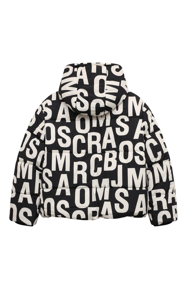 Детского куртка MARC JACOBS (THE) черно-белого цвета, арт. W60316 | Фото 2 (Материал внешний: Синтетический материал; Рукава: Длинные; Драгоценные камни: Проставлено; Материал сплава: Проставлено; Кросс-КТ: Демисезон, Утепленные; Ростовка одежда: 12 лет | 152 см, 3 года | 98 см, 5 лет | 110 см, 4 года | 104 см, 7 лет | 122 см, 9 лет | 134 см)