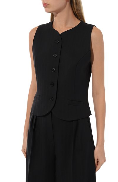 Шерстяной жилет LESYANEBO, арт. FW23/H-411/ITB, фото 3