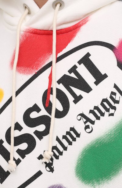 Хлопковое худи palm angels x missoni PALM ANGELS, арт. PMBB058F21FLE0140110, фото 5