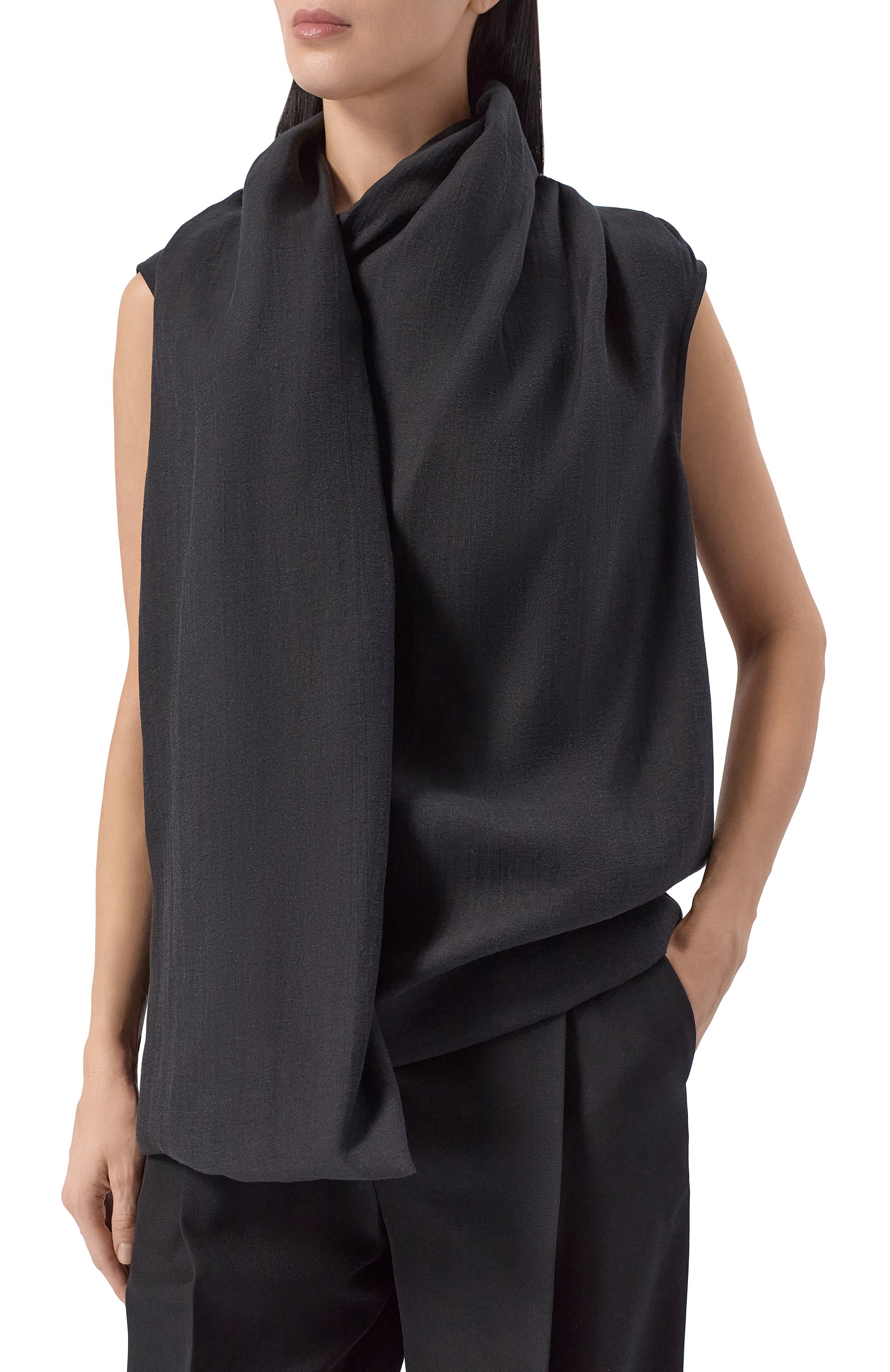 Топ из лиоцелла и льна TOTEME, арт. 254-WRT0612-FB0265, фото 3