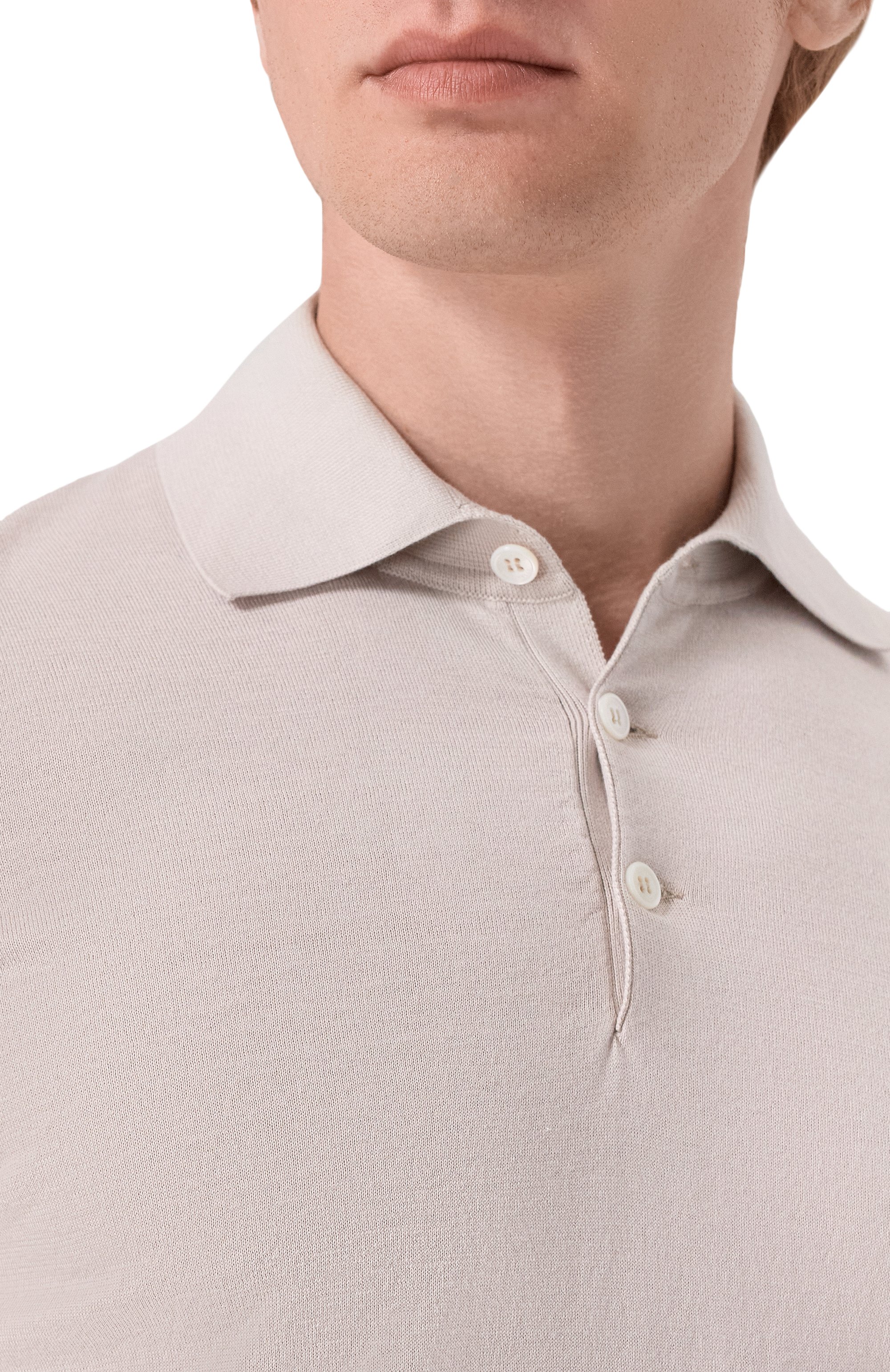 Хлопковое поло BRUNELLO CUCINELLI, арт. M29800125, фото 5