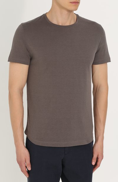 Футболка из шелка и хлопка LORO PIANA, арт. FAF6128, фото 3