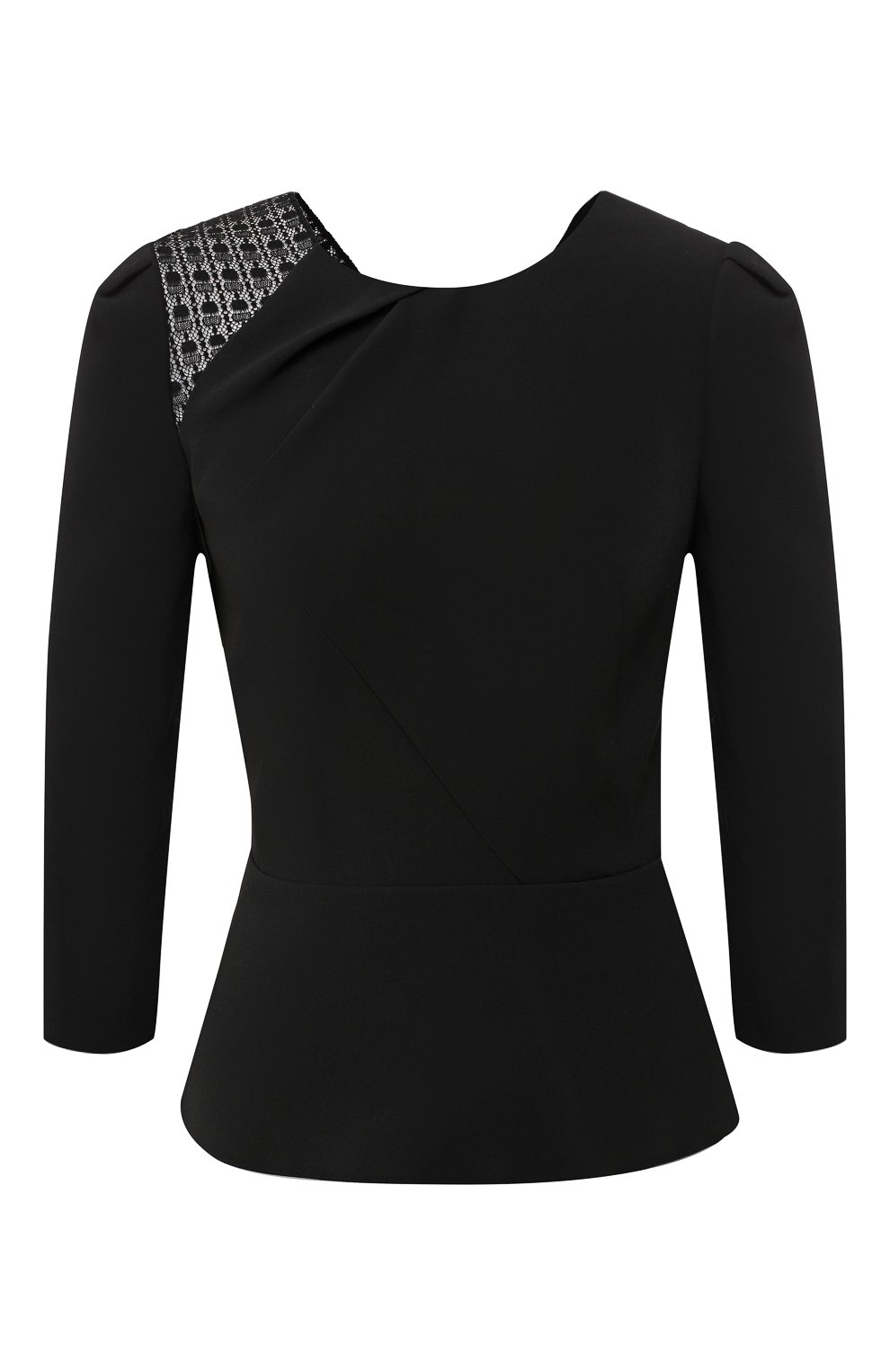 Блузка ROLAND MOURET черного цвета по цене 92100 руб., арт. PS20/S0833/F0382, фото 1 Блузка ROLAND MOURET, арт. PS20/S0833/F0382, фото 1
