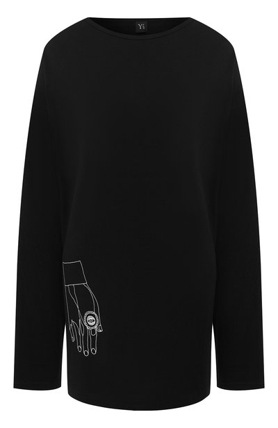 Женский хлопковый пуловер YOHJI YAMAMOTO, арт. YJ-T23-678