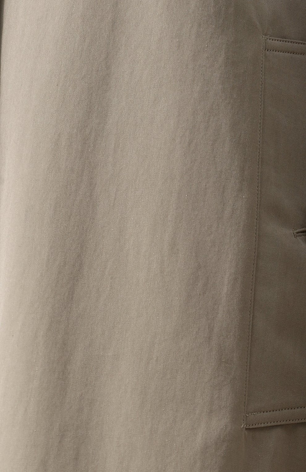 Однотонное хлопковое пальто прямого кроя BURBERRY, арт. 4073793, фото 5