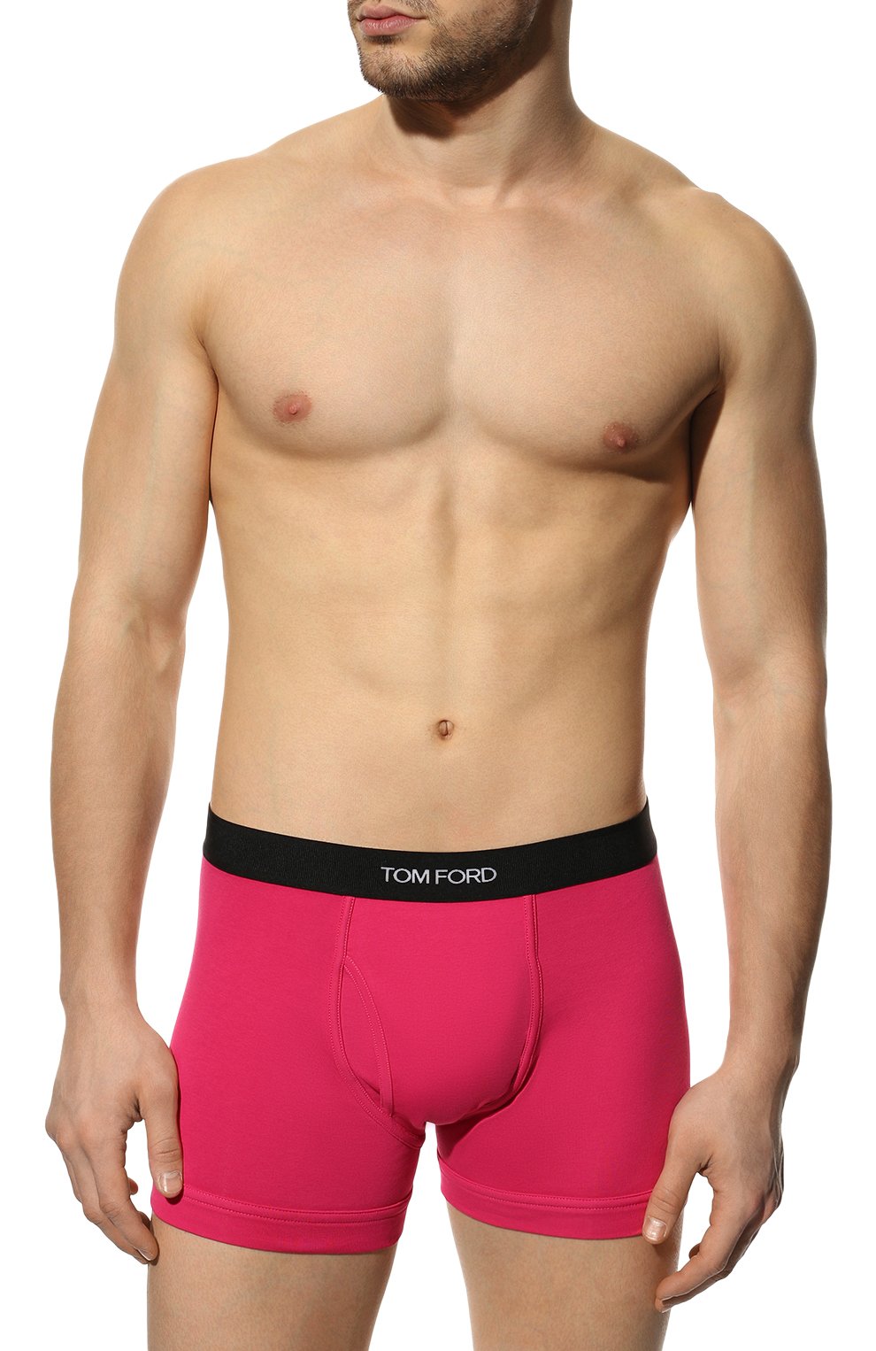 Хлопковые боксеры TOM FORD фуксия цвета по цене 11200 руб., арт. T4LC30040, фото 2 Хлопковые боксеры TOM FORD, арт. T4LC30040, фото 2