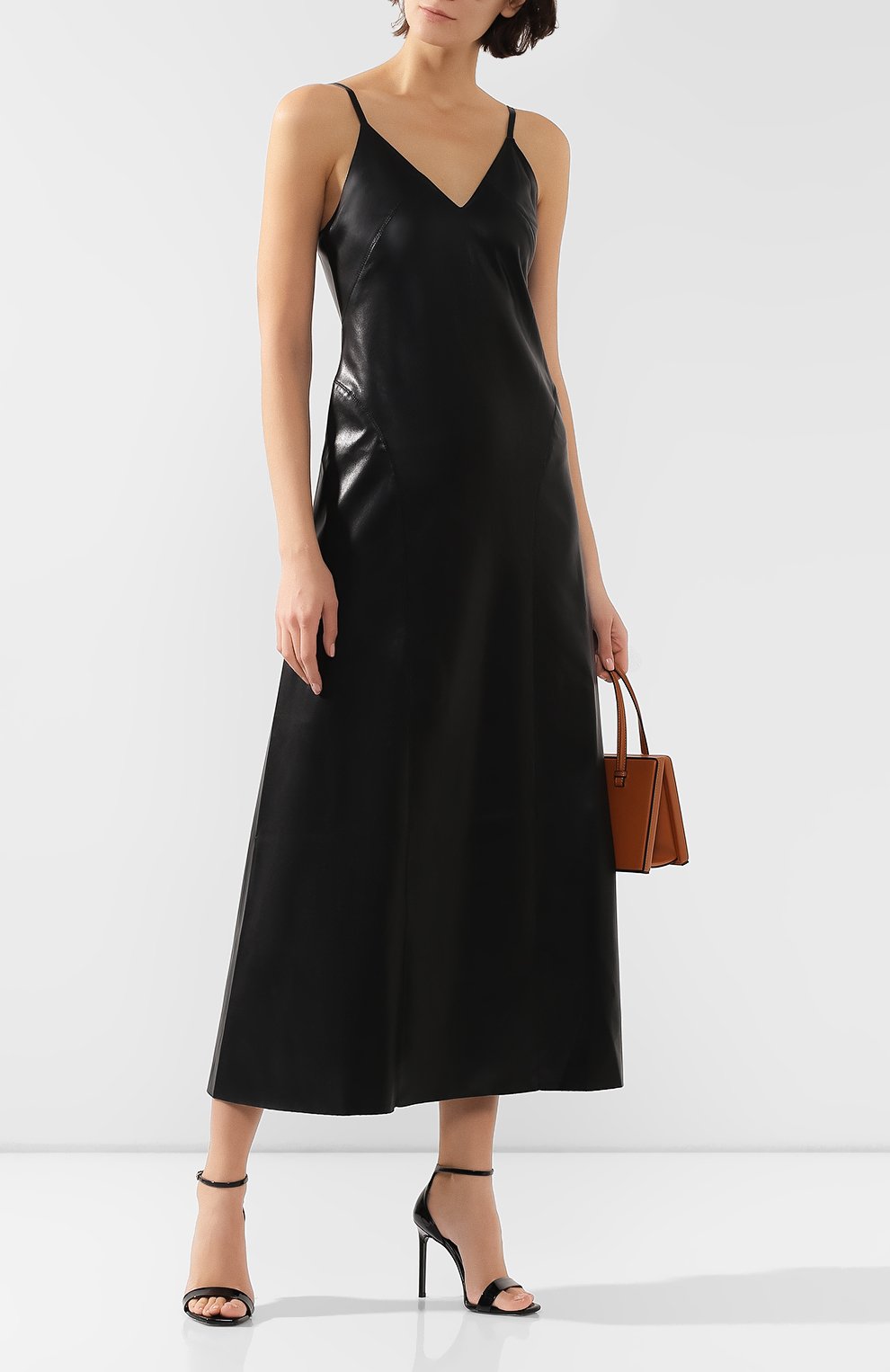Платье NANUSHKA, арт. ANIRA_BLACK_VEGAN LEATHER, фото 2