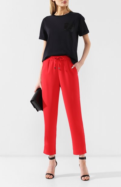 Брюки с поясом на кулиске EMPORIO ARMANI, арт. 3G2P67/2N0QZ, фото 2
