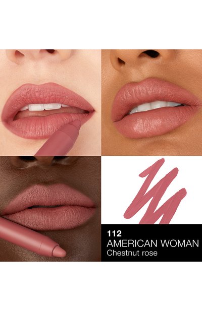 Карандаш для губ powermatte high-intensity lip pencil, оттенок american woman NARS цвета по цене 4380 руб., арт. 34503463NS, фото 3 Карандаш для губ powermatte high-intensity lip pencil, оттенок american woman NARS, арт. 34503463NS, фото 3