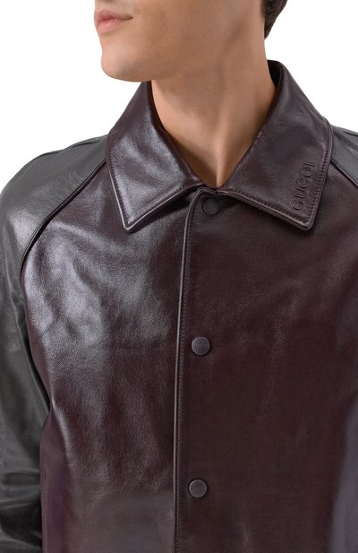 Кожаный бомбер GUCCI, арт. 811298/XNA5E, фото 5