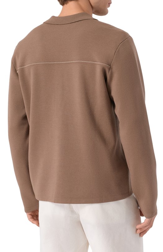 Шерстяная куртка-рубашка Bogner 88311222 Бежевый  88311222 Фото 4