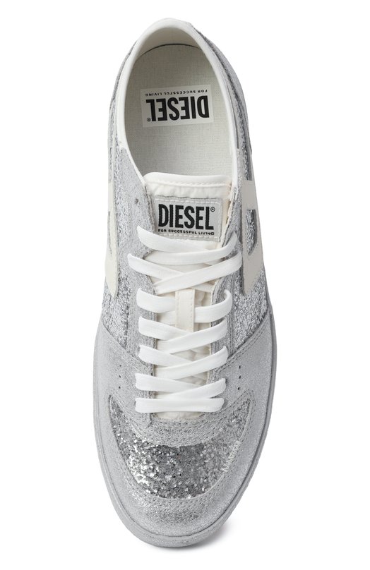 Текстильные кеды S-Leroji D-1 Diesel Y03487/P8432 Серебряный  Y03487/P8432 Фото 6