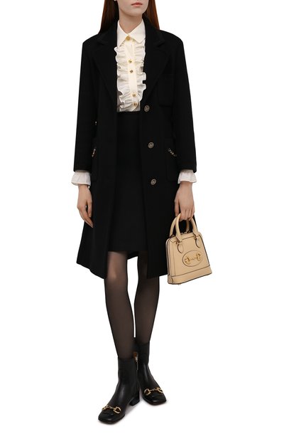 Кожаные ботильоны baby GUCCI, арт. 673666/BK000, фото 2