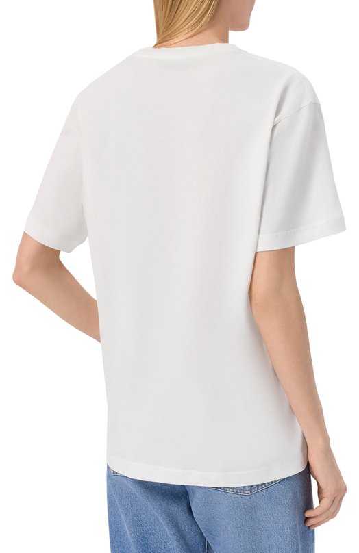 Хлопковая футболка Gucci 837959/XJHM5 Белый  837959/XJHM5 Фото 4