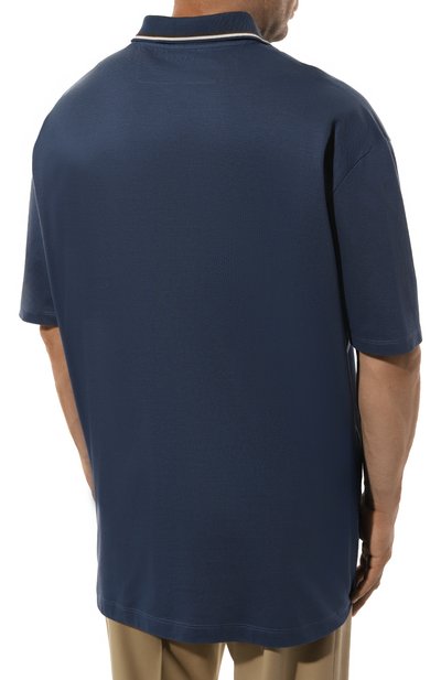 Поло PAUL&SHARK синего цвета по цене 24750 руб., арт. 14311719, фото 4 Поло PAUL&SHARK, арт. 14311719, фото 4