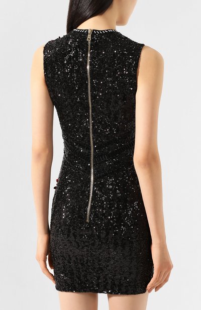 Платье BALMAIN разноцветного цвета по цене 358000 руб., арт. TF16282/P034, фото 4 Платье BALMAIN, арт. TF16282/P034, фото 4