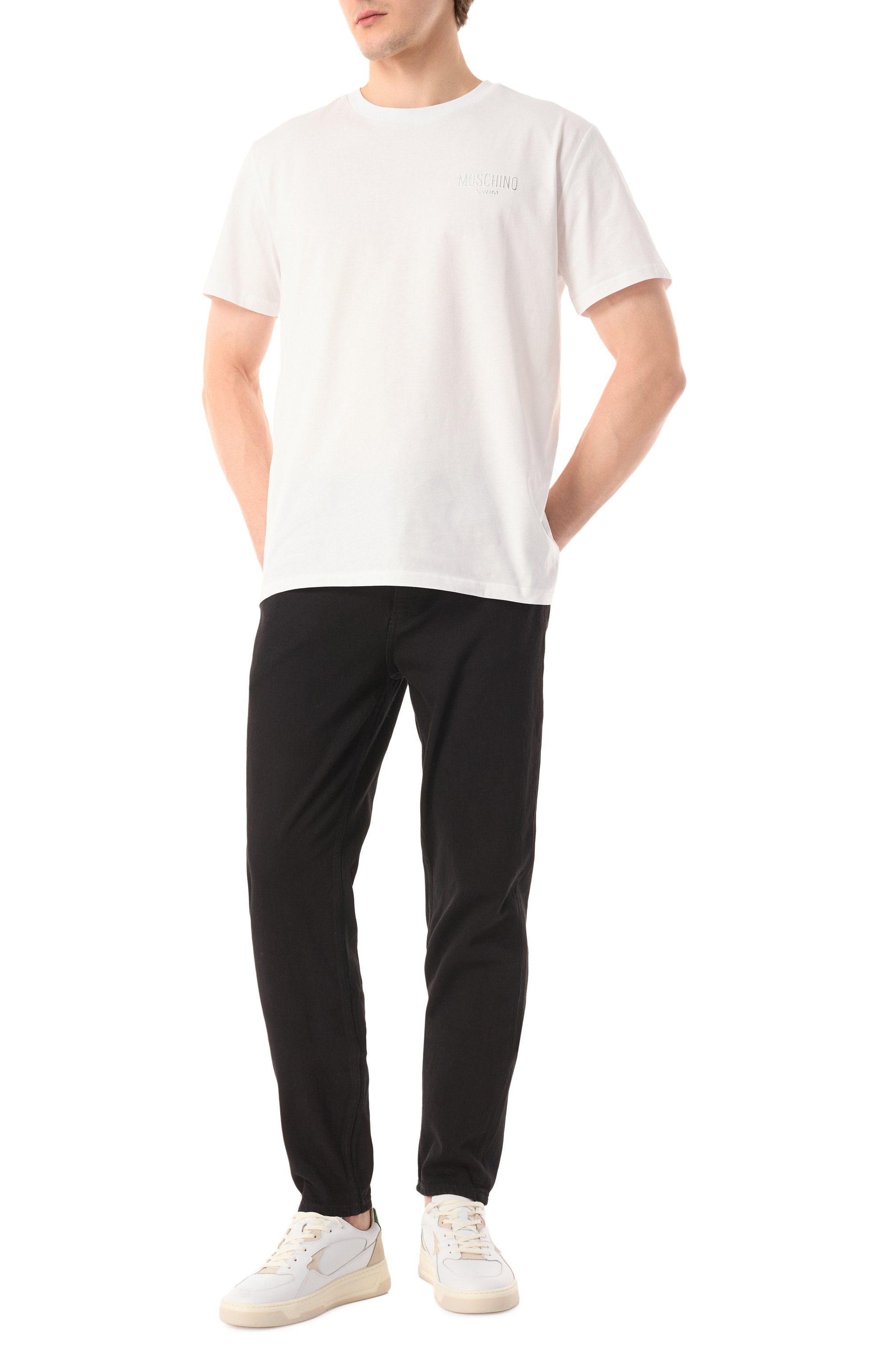 Хлопковая футболка MOSCHINO, арт. A0702/9407, фото 2