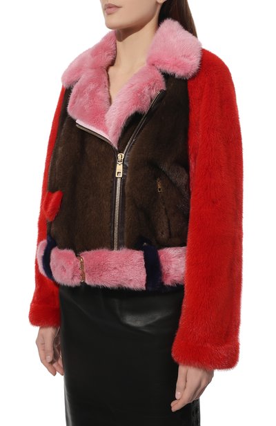 Шуба из меха норки DOLCE & GABBANA, арт. F9K38F/FUP6H, фото 3