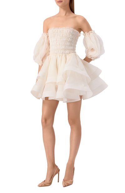 Комбинированные туфли lune 105 AQUAZZURA, арт. LNEHIGL0/SFE, фото 3