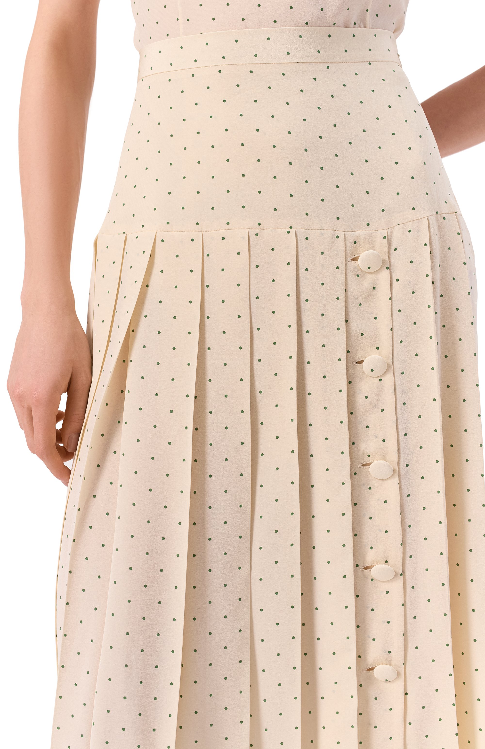 Шелковая юбка ALESSANDRA RICH, арт. FABX4076-F4508, фото 5