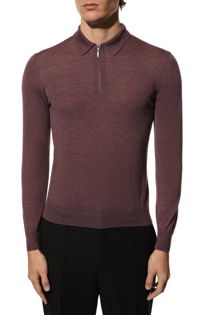 Поло из шерсти и шелка GRAN SASSO, арт. 57137/13190, фото 3