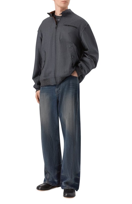 Шерстяной бомбер Undercover UC2E4211 Серый  UC2E4211 Фото 2