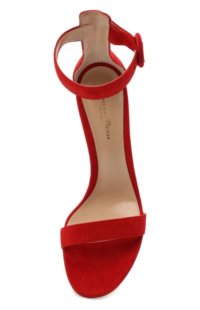 Замшевые босоножки portofino 85 GIANVITO ROSSI, арт. G60953.85RIC.CAMTABS, фото 5